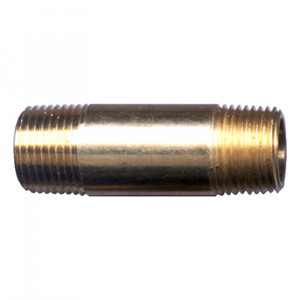 Picture of 1/2 MPT x 1-1/2" Brass Long Nipple