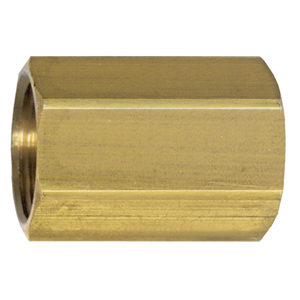 Picture of 1/4 Tube OD Brass Tube Coupling