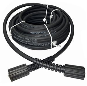 Picture of Black UBERFLEX Kink Resistant 50' Pressure Washer Hose 1/4" 3400 PSI 22MM